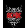 AC DC Black Ice Design Büyük Sırt Patch Yama