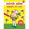 Minik Eller Yapıştır Ve Boya - Sarı Kitap  (4022)