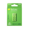 Gp Recyko 650 Mah R03 Aaa Şarjli 2Li̇ İnce Kalem Pi̇l Gp65Aaahce-2Eb2 (Gprhch63E000) (4172)