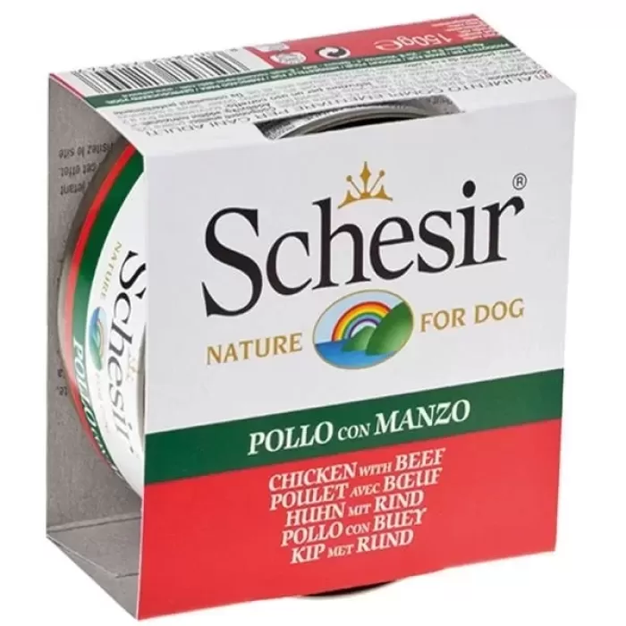 Schesir Tavuk Fileto Jöleli Konserve Köpek Maması 150 Gr