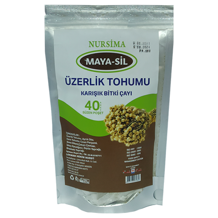 Maya-Sil Üzerlik Tohumu Bitki Çayı 40 lı Süzen Poşet