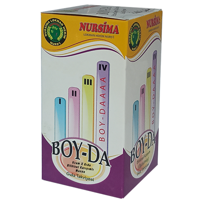 Boy-Da Uzam X Gıda Bitkisel Karışımlı Macun 420 gr