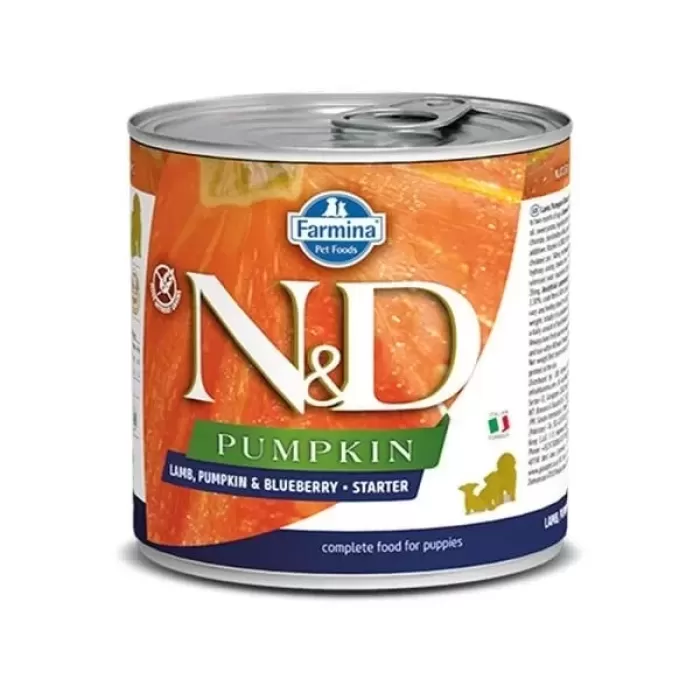 ND Pumpkin Balkabaklı Kuzu Etli Anne ve Yavru Konserve Köpek Maması 285 Gr