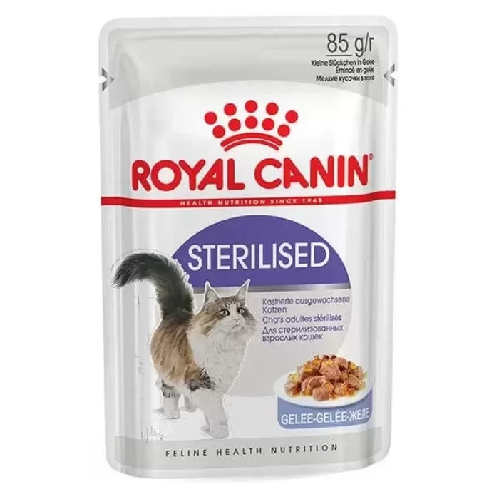 Royal Canin Sterilised Jelly Pouch Kısırlaştırılmış Kedi Maması 85 Gr