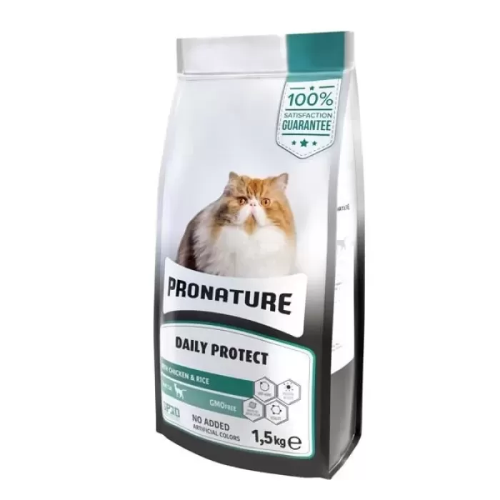 Pronature Adult Tavuklu ve Pirinçli Yetişkin Kedi Maması 1.5 Kg