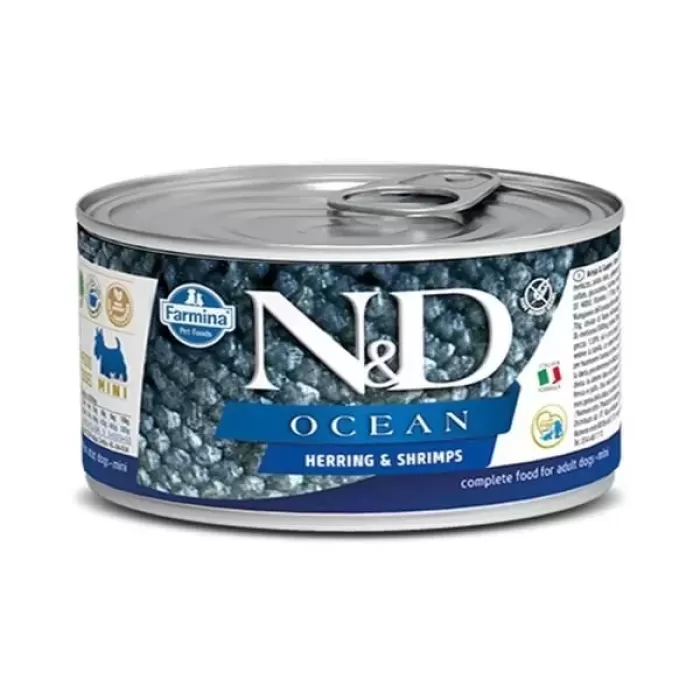 ND Ocean Ringa Balıklı ve Karidesli Köpek Konservesi 140 Gr