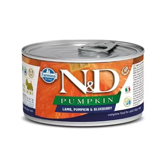 ND Pumpkin Balkabaklı Kuzu Etli Yetişkin Konserve Köpek Maması 140 Gr