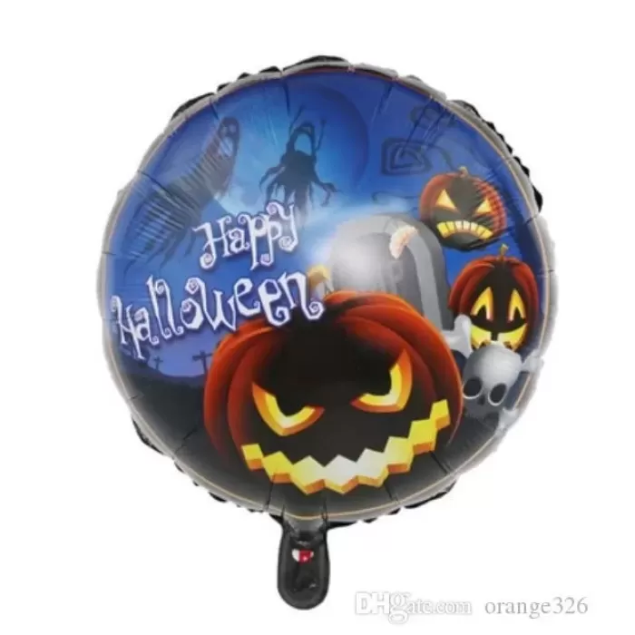 Happy Halloween Balkabağı Folyo Balon 18 İnç