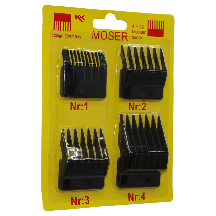 MOSER 4 PARÇA  MAKİNE TARAK SET (4434)