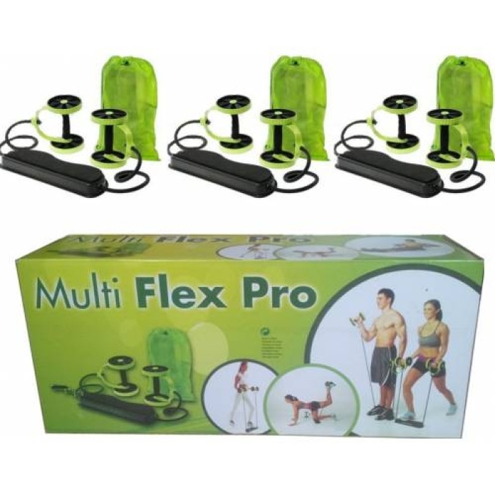 Multiflex Pro Kopmayan Lastikli Spor Aleti Karın Kası ve Şınav Aleti (4434)