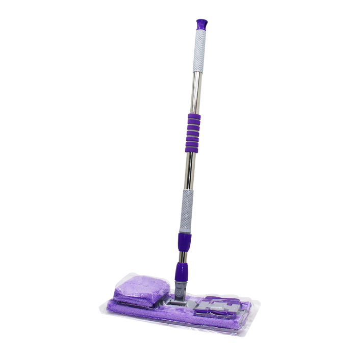 130CM SAPLI 360° DÖNER SAPLI PALET MOP - M.FİBER PASPAS YEDEK BEZLİ DUVAR SİLME MOP (4434)