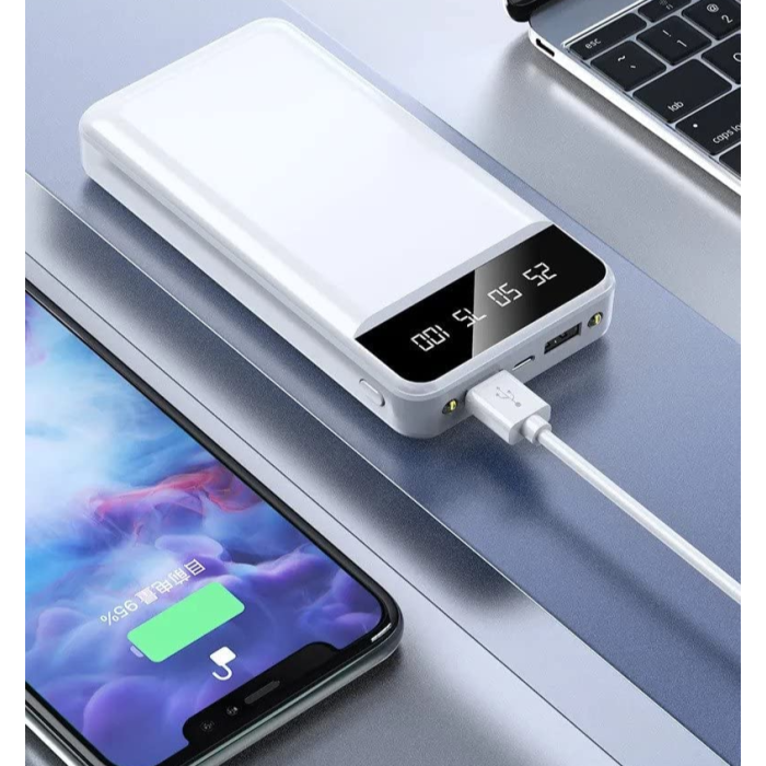 Power Bank 30000 mAh harici pil, taşınabilir şarj cihazı (4434)