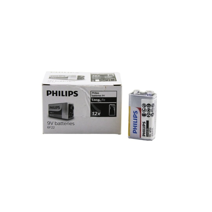 PHILIPS  9V  PİL  12PCS (4434)