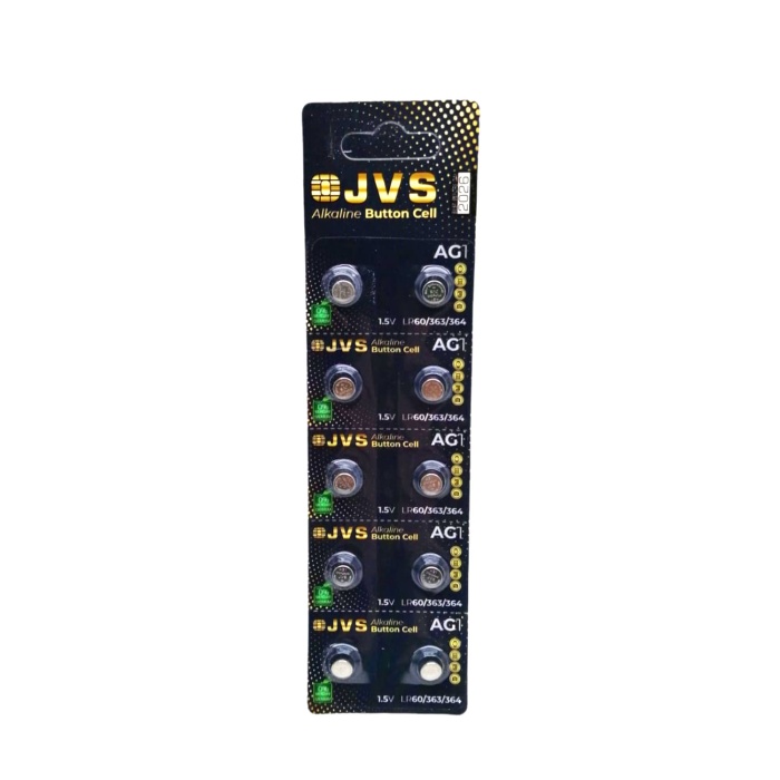 JVS AG1 1.5V LR60 SAAT PİLİ 10LU KART (4434)