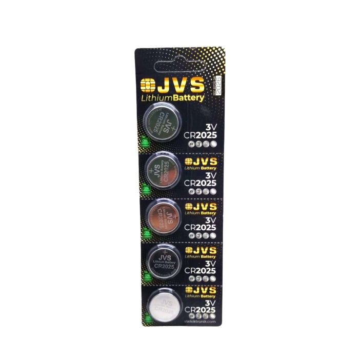 JVS CR2025 3V PARA PİLİ 5Lİ KART (4434)