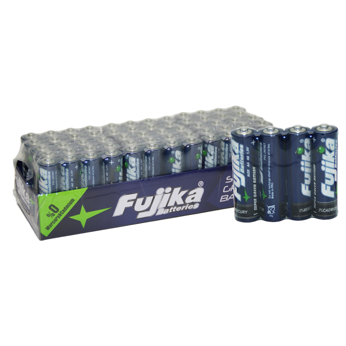 FUJİKA BATTERİES KALEM PİL 60 PARÇA  R6AA UM-3 (4434)