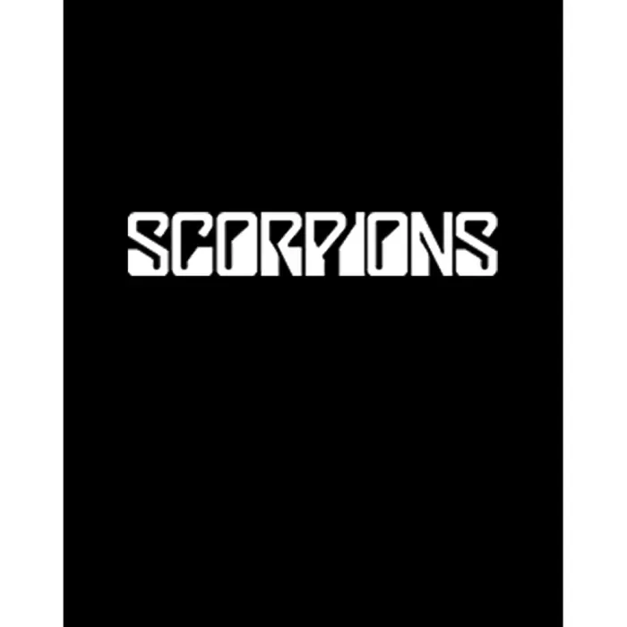 Scorpions Logo Yazı Büyük Sırt Patch Yama