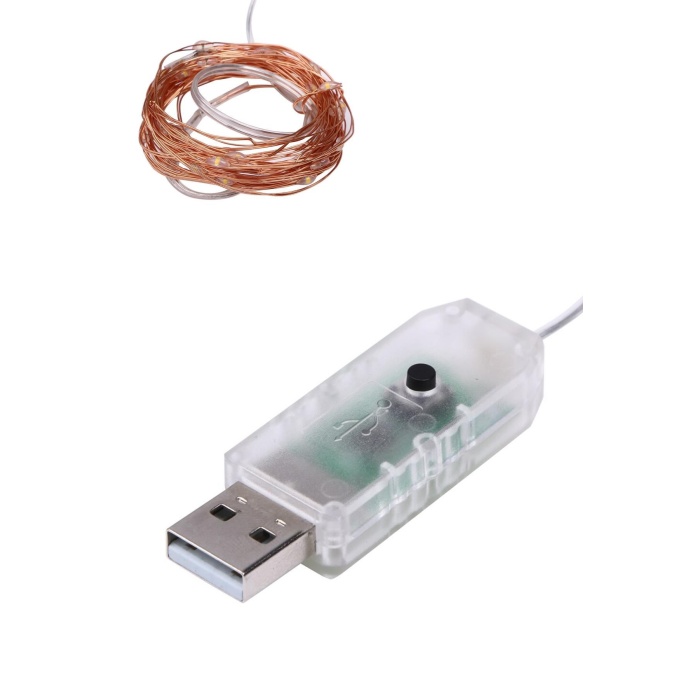 Yılbaşı ve Özel Konsept Dekorasyon 5 Mt USB Bağlantılı Led Işık (4434)