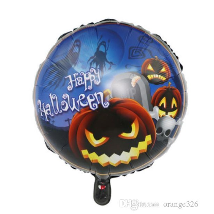 Happy Halloween Balkabağı Folyo Balon 18 inç (4434)