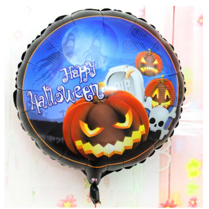 Happy Halloween Balkabağı Folyo Balon 18 inç (4434)