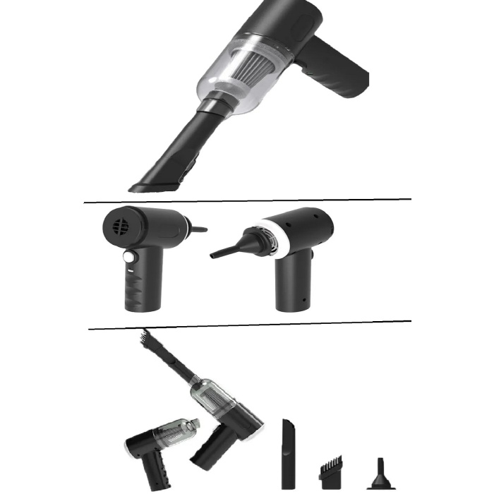 120 W Şarjlı El Süpürgesi Çekme – Üfleme Özellikli Ev Araba Klavye Süpürgesi (290290)