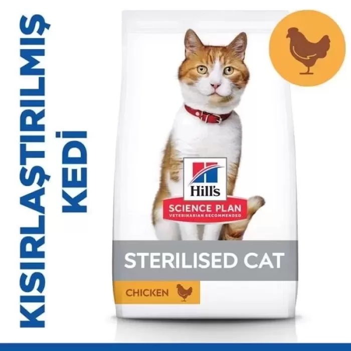 Hills Young Sterilised Tavuklu Kısırlaştırılmış Kedi Maması 8+2 Kg