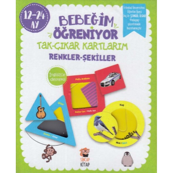 Bebeğim Öğreniyor - Tak Çıkar Kartlarım (12-24 Ay)  (4022)