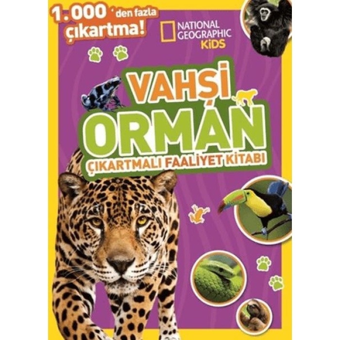 National Geographic Kids Vahşi Orman Çıkartmalı Faaliyet Kitabı  (4022)