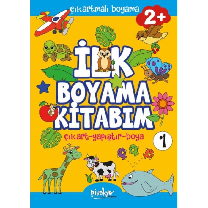 Çıkartmalı İlk Boyama Kitabım 2+ Yaş-1  (4022)