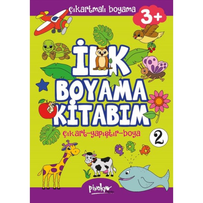 Çıkartmalı İlk Boyama Kitabım 3+ Yaş-2  (4022)