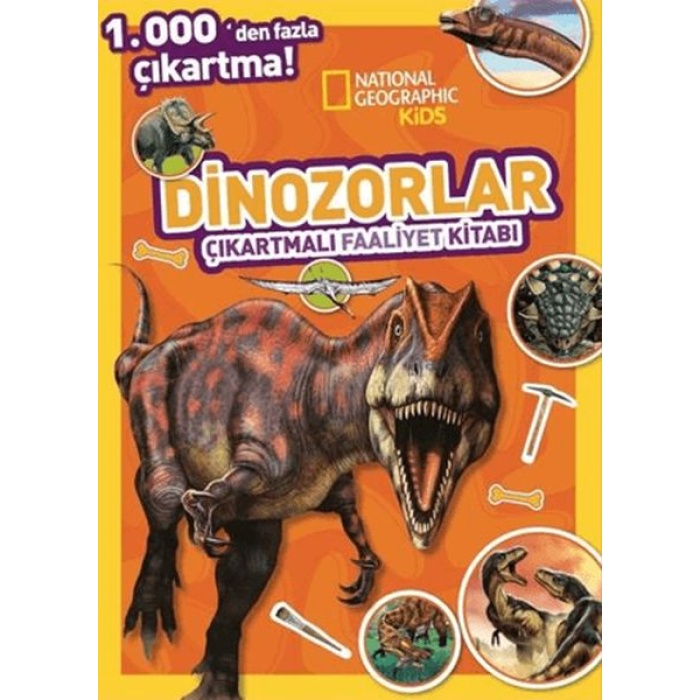 National Geographic Kids Dinozorlar Çıkartmalı Faaliyet Kitabı  (4022)