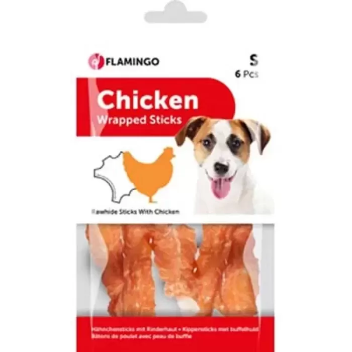 Flamingo Tavuklu Köpek Ödül Çubuğu 12 Cm 70 Gr