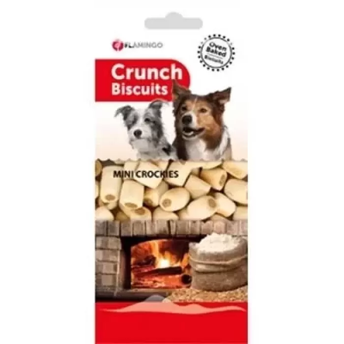 Flamingo Crunch Mini Cookies Köpek Ödül Bisküvisi 500 Gr