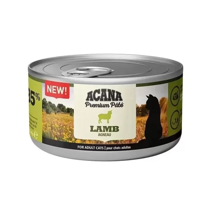 Acana Premium Pate Kuzu Etli Yetişkin Konserve Kedi Maması 85 Gr