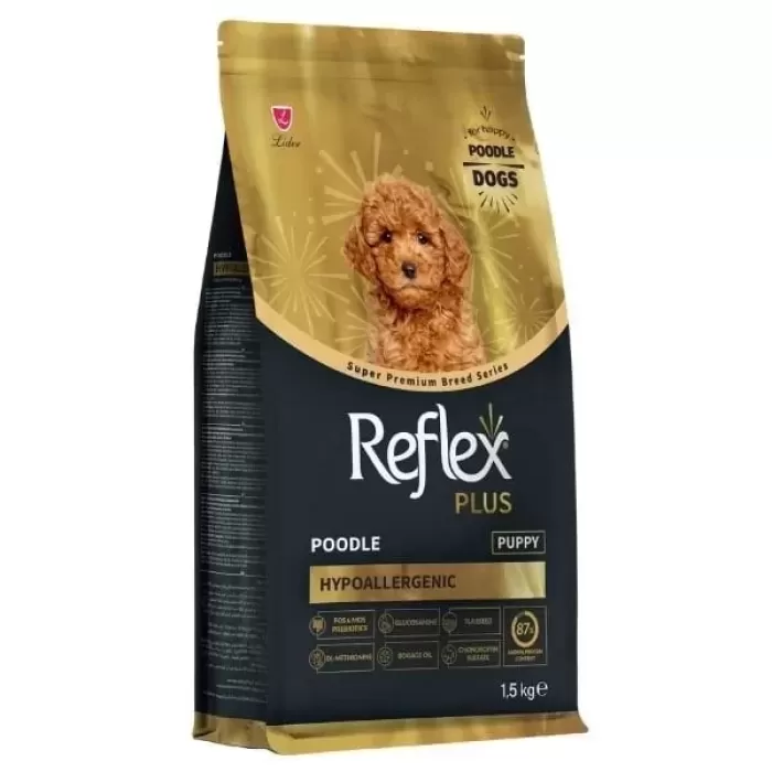 Reflex Plus Poodle Hypoallergenic Tavuklu Yavru Köpek Maması 1.5 Kg