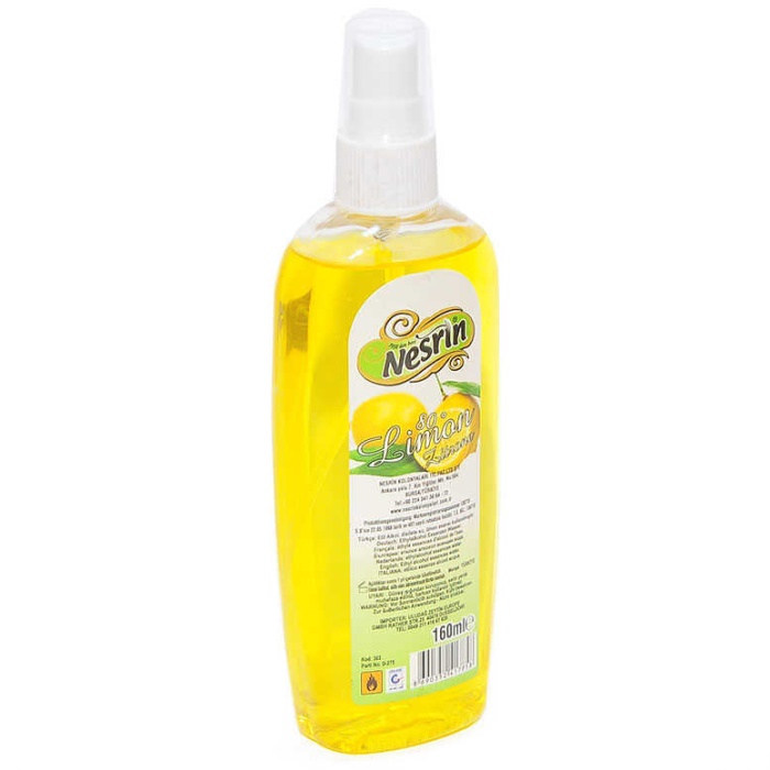 Limon Kolonyası Sprey 80 Derece Pet Şişe 160 Ml