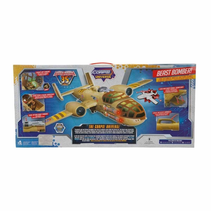 33938 The Corps Universe Beast Bomber Sesli Ve Işıklı Askeri Uçak