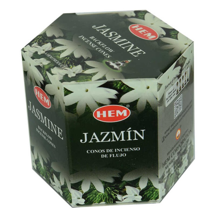 Geri Akış Şelale Yasemin Kokulu 40 Konik Tütsü - Jasmine Backflow Incense Cones