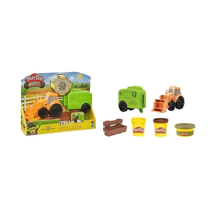 F1012 Play-Doh Çalışkan Traktör Ve Römork