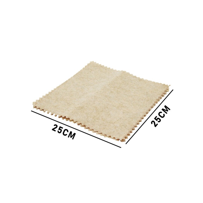 3 PCS 25X25CM YEŞİL LİF KABAK BİTİKİ ÜRETİMİ SAF DOĞAL TEMİZLİK BEZİ (4434)