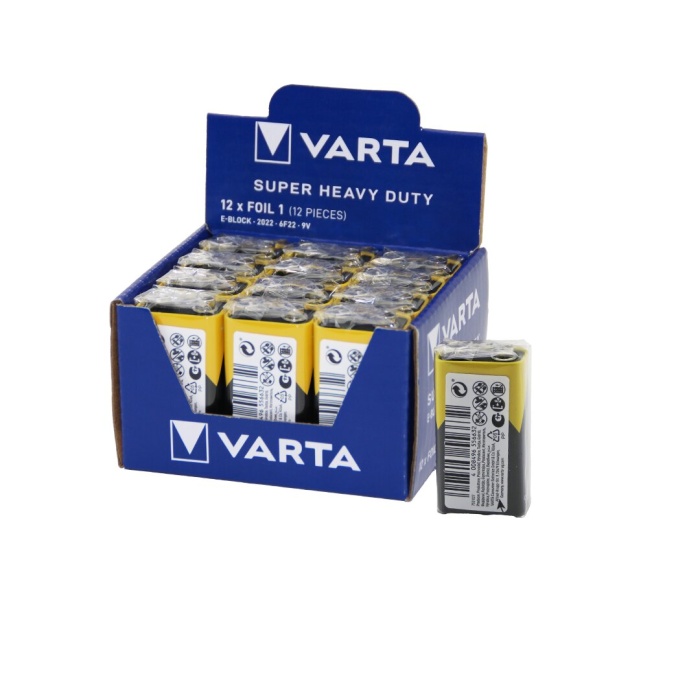 VARTA  9 VOLT  PİL  E   12PCS (4434)