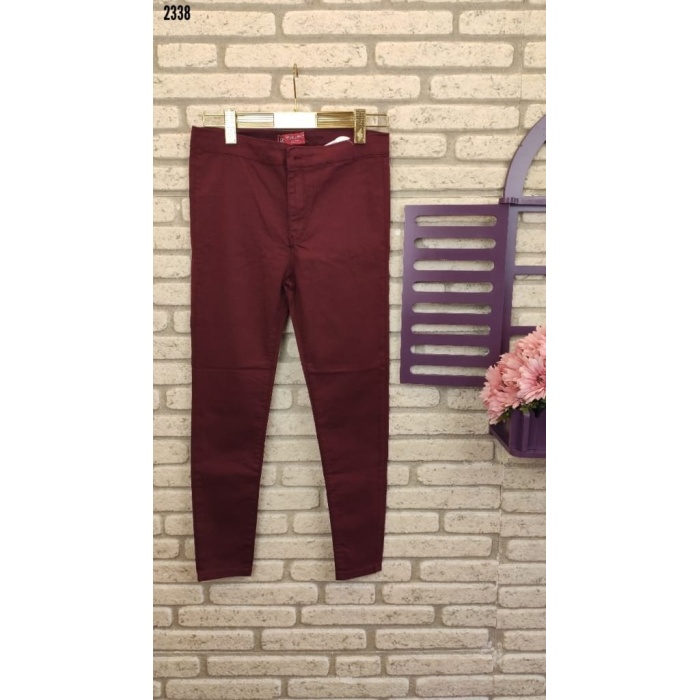 Gabardin Kumaş Yüksek Bel Pantolon 90Cm Bel 38Cm