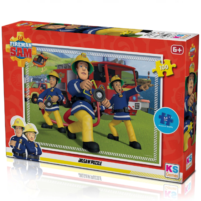 Ks Fireman Sam 100 Parça Puzzle