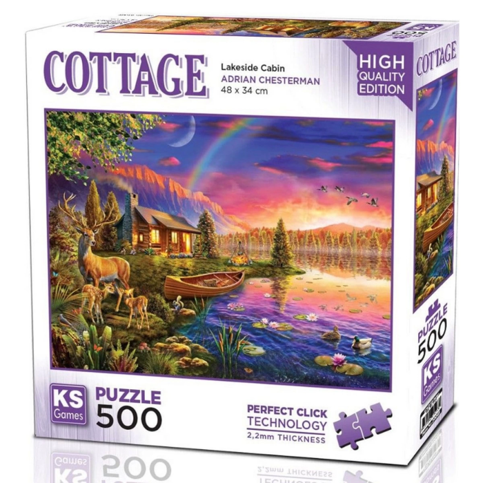 Ks Games Lakeside Cabin Puzzle 500 Parça 20063