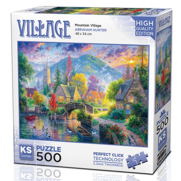 Ks Games Mountain Village Puzzle 500 Parça 20046