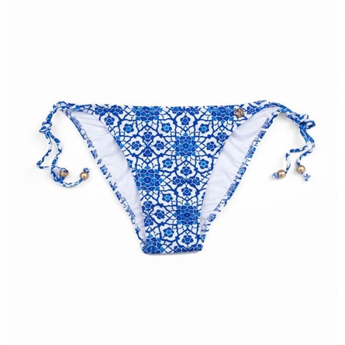 Desenli İpli  Bayan Alt Bikini 8253