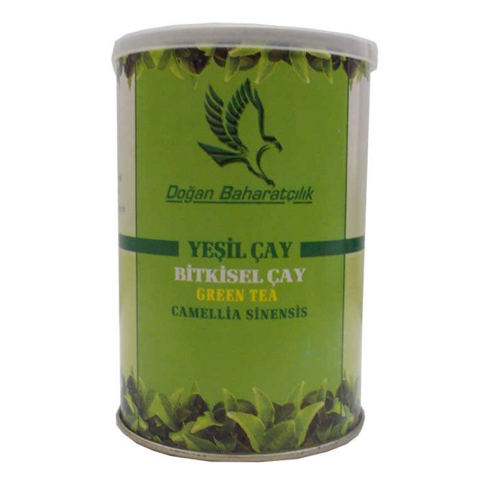 Yeşil Çay 1. Kalite Doğal İthal Çay 100 Gr Teneke Kutu