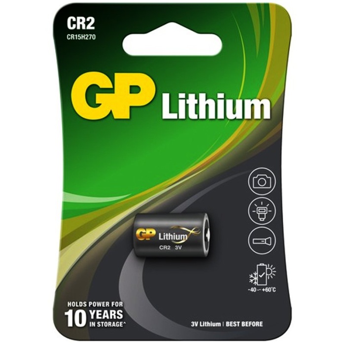 Gp Cr2 3 Volt Li̇thi̇um Fot.mak. Pi̇li̇ (Cr2E-2Ue1) (4172)