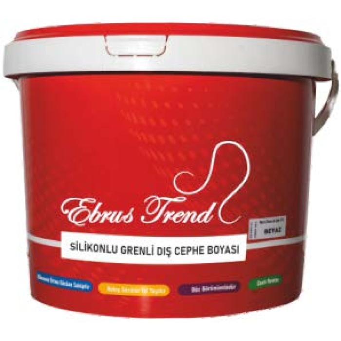 EBRUS TREND 20 kg SİLİKONLU GRENLİ (TEXTÜRLÜ) DIŞ CEPHE BOYASI