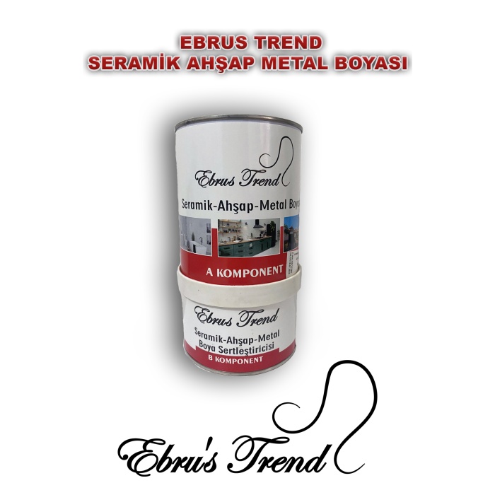 EBRUS TREND SERAMİK AHŞAP METAL BOYASI 1,05+0,2 KG